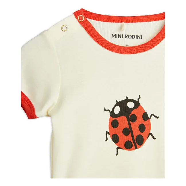 Body Coccinelle Bio-Baumwolle | Seidenfarben