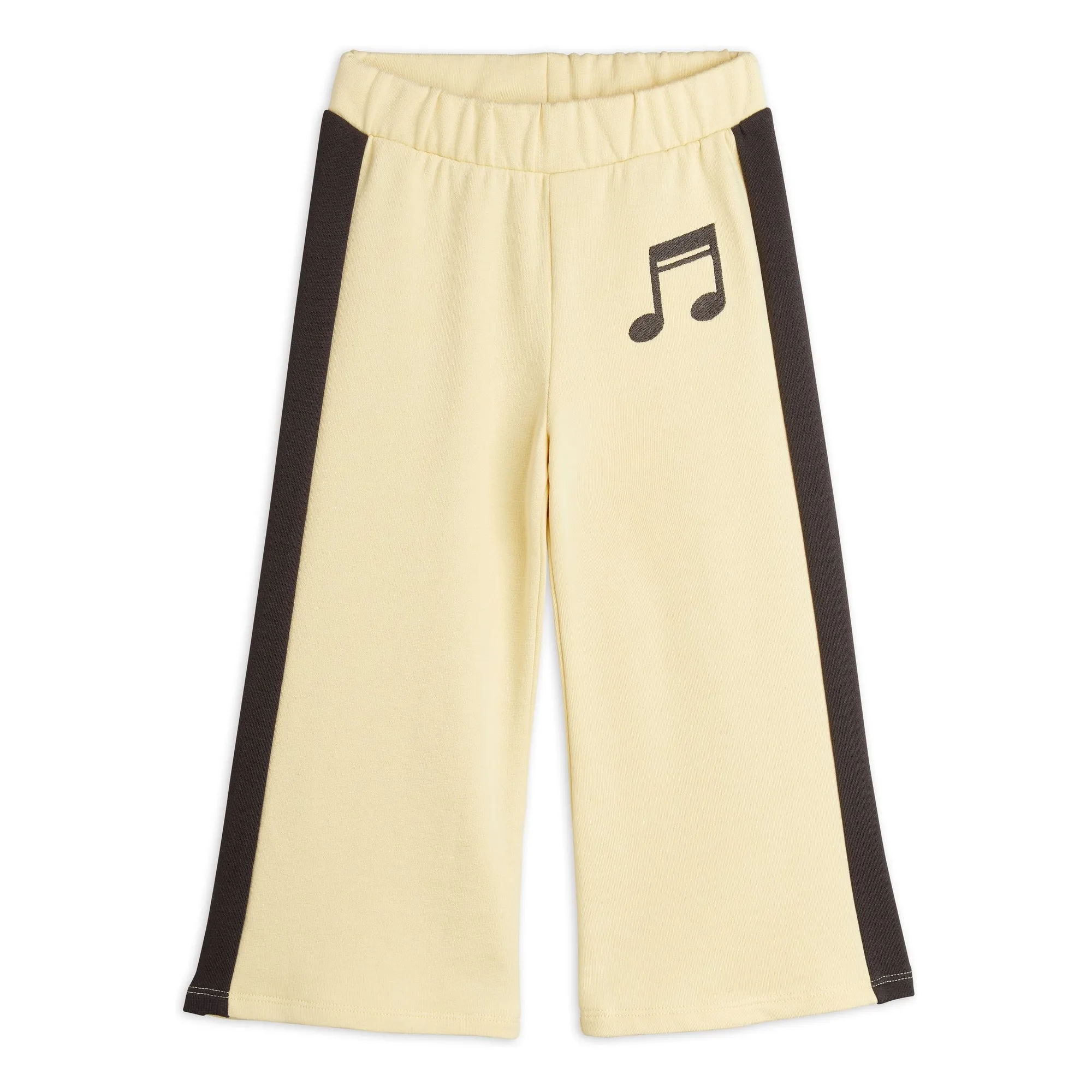 Mini Rodini Jogger Note Cotone biologico Giallo Smallable