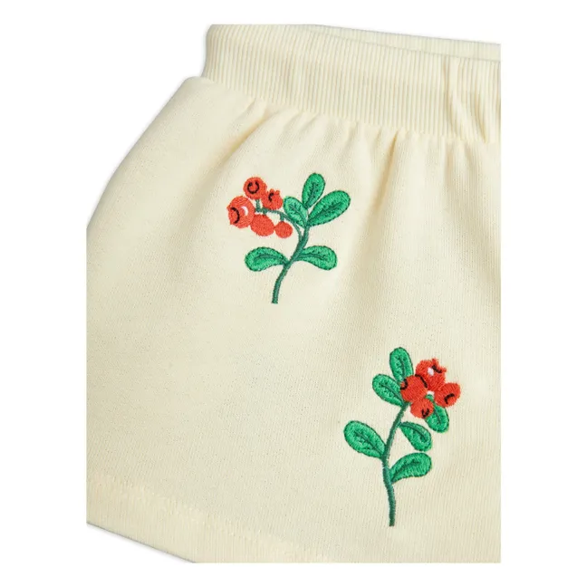 Shorts mit Blumenmuster aus Bio-Baumwolle | Seidenfarben
