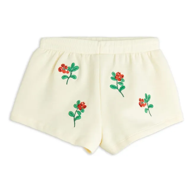 Shorts mit Blumenmuster aus Bio-Baumwolle | Seidenfarben