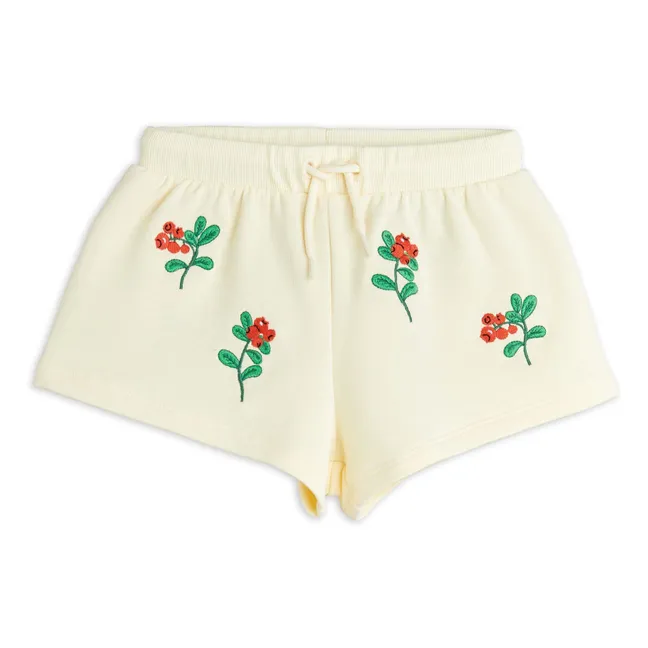 Shorts mit Blumenmuster aus Bio-Baumwolle | Seidenfarben