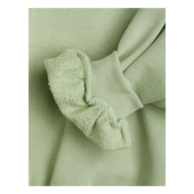 Violin Sweat Algodón orgánico | Verde Almendra