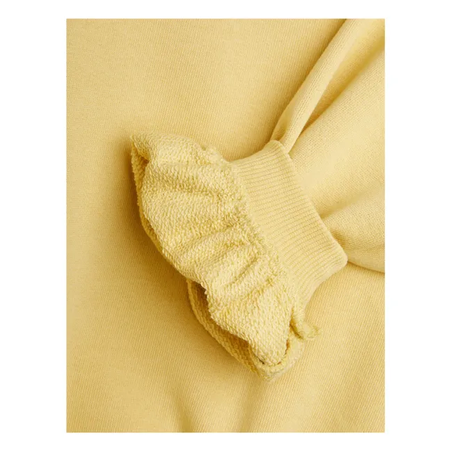 Sweatshirt Violine Bio-Baumwolle | Gelb