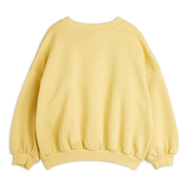 Sweatshirt Violine Bio-Baumwolle | Gelb