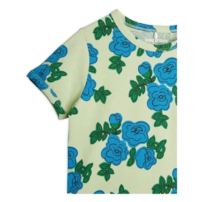 T-Shirt Rosa Bio-Baumwolle | Pistaziengrün