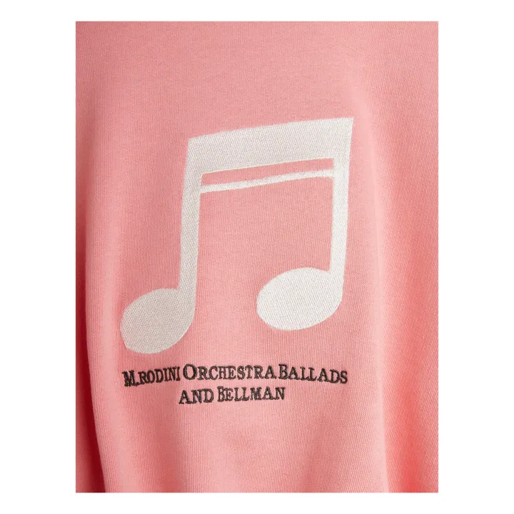 Sweat Note Coton Bio | Rose- Image produit n°3