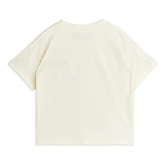 T-shirt Note Organic cotton | Ecru
