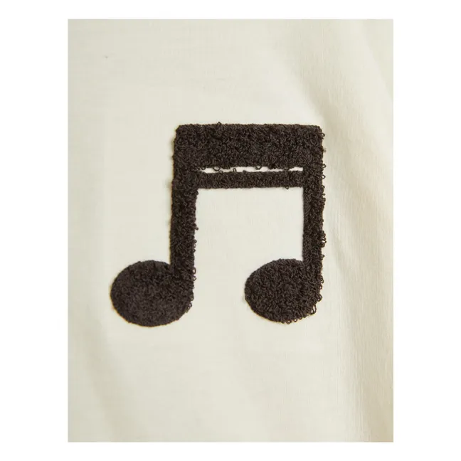 T-shirt Note Organic cotton | Ecru