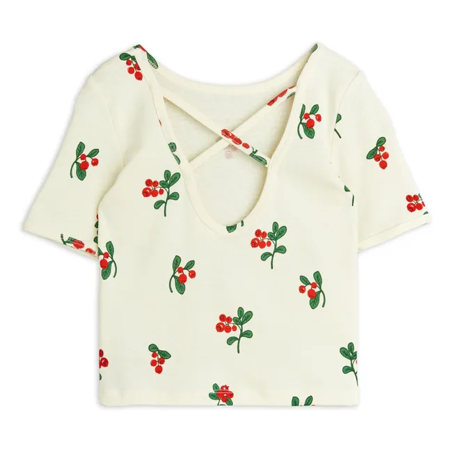 T-Shirt Blume Bio-Baumwolle | Seidenfarben