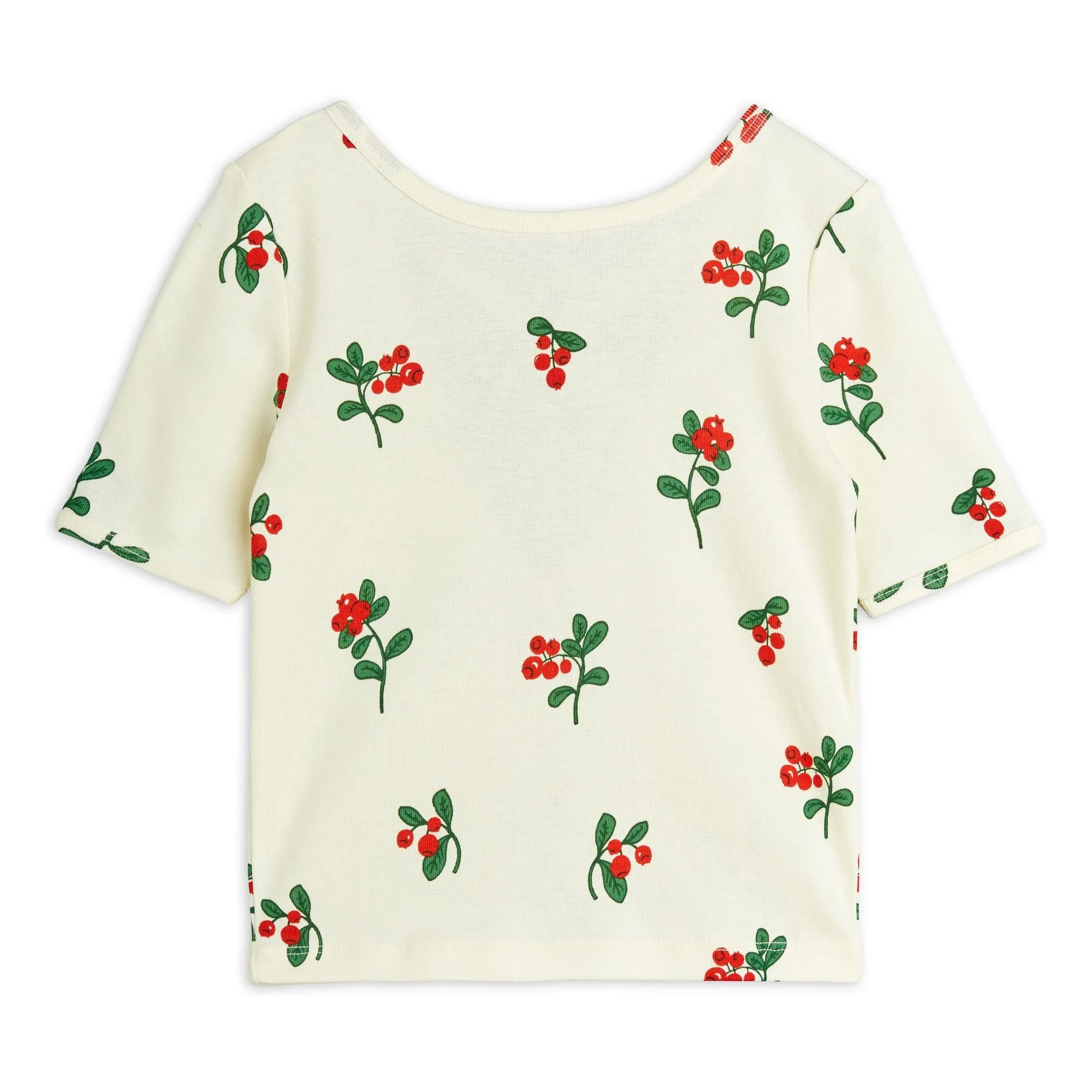 Mini Rodini Ecru Organic Cotton T-Shirt