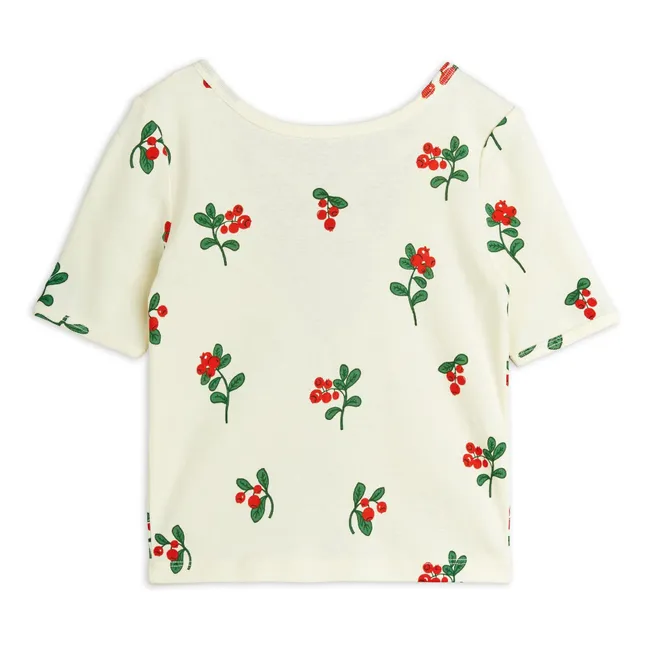 T-Shirt Blume Bio-Baumwolle | Seidenfarben