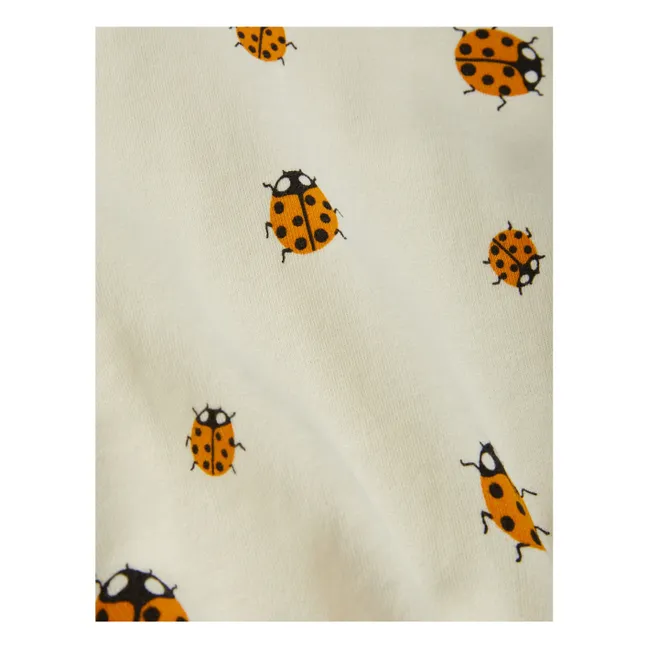 Sudadera mariquita amarilla Algodón orgánico | Crudo