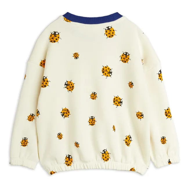 Sudadera mariquita amarilla Algodón orgánico | Crudo