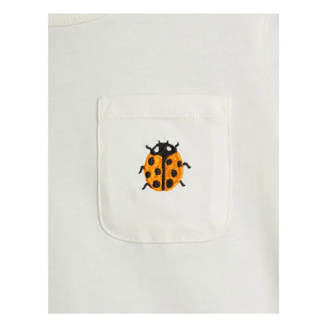 Camiseta Ladybird de algodón ecológico | Blanco