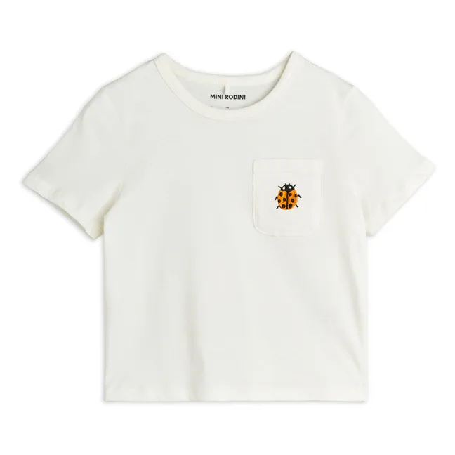 Camiseta Ladybird de algodón ecológico | Blanco