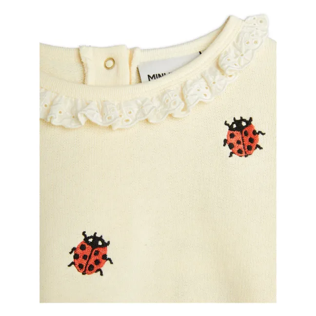 Sweat Coccinelles Coton Bio | Jaune