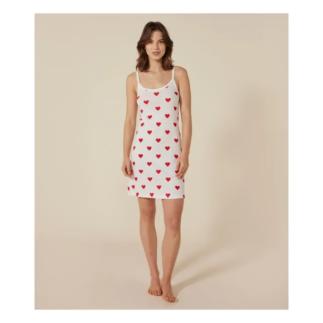 Camisón Lina Algodón orgánico | Blanco