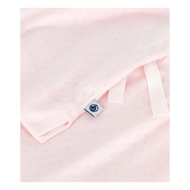 Pijama corto de algodón orgánico Brownie | Rosa