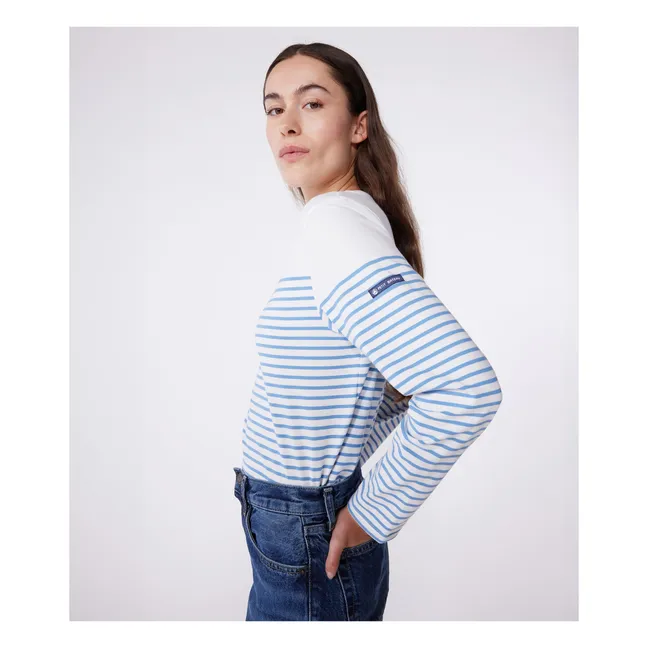 Camiseta de algodón ecológico Babela | Azul