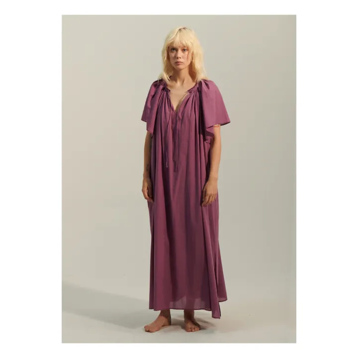 Robe Acropole Voile de Coton | Violet- Image produit n°0