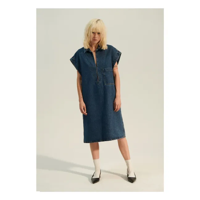 Vestido vaquero Zafra | Dark Blue