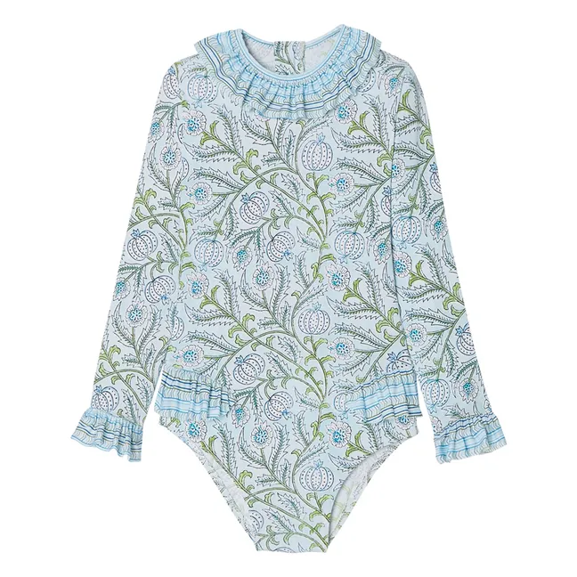 Anti-UV-Badeanzug Poppy | Blau