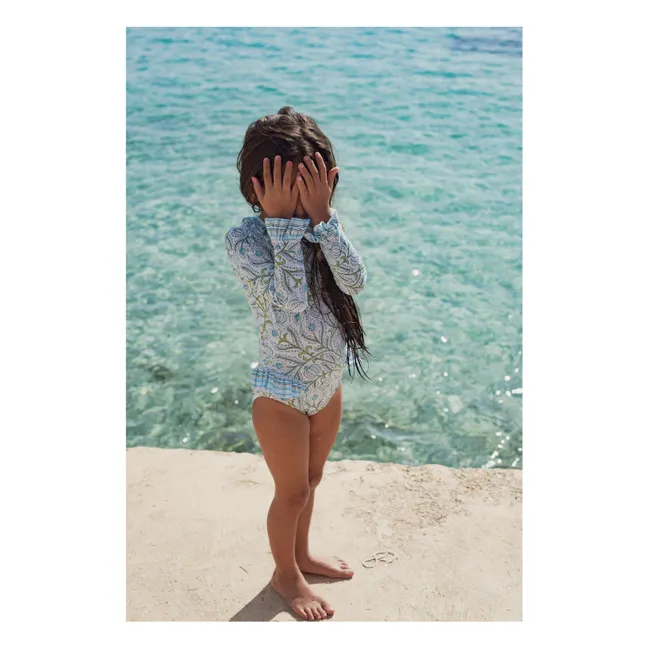 Maillot de Bain Anti-UV Poppy | Bleu