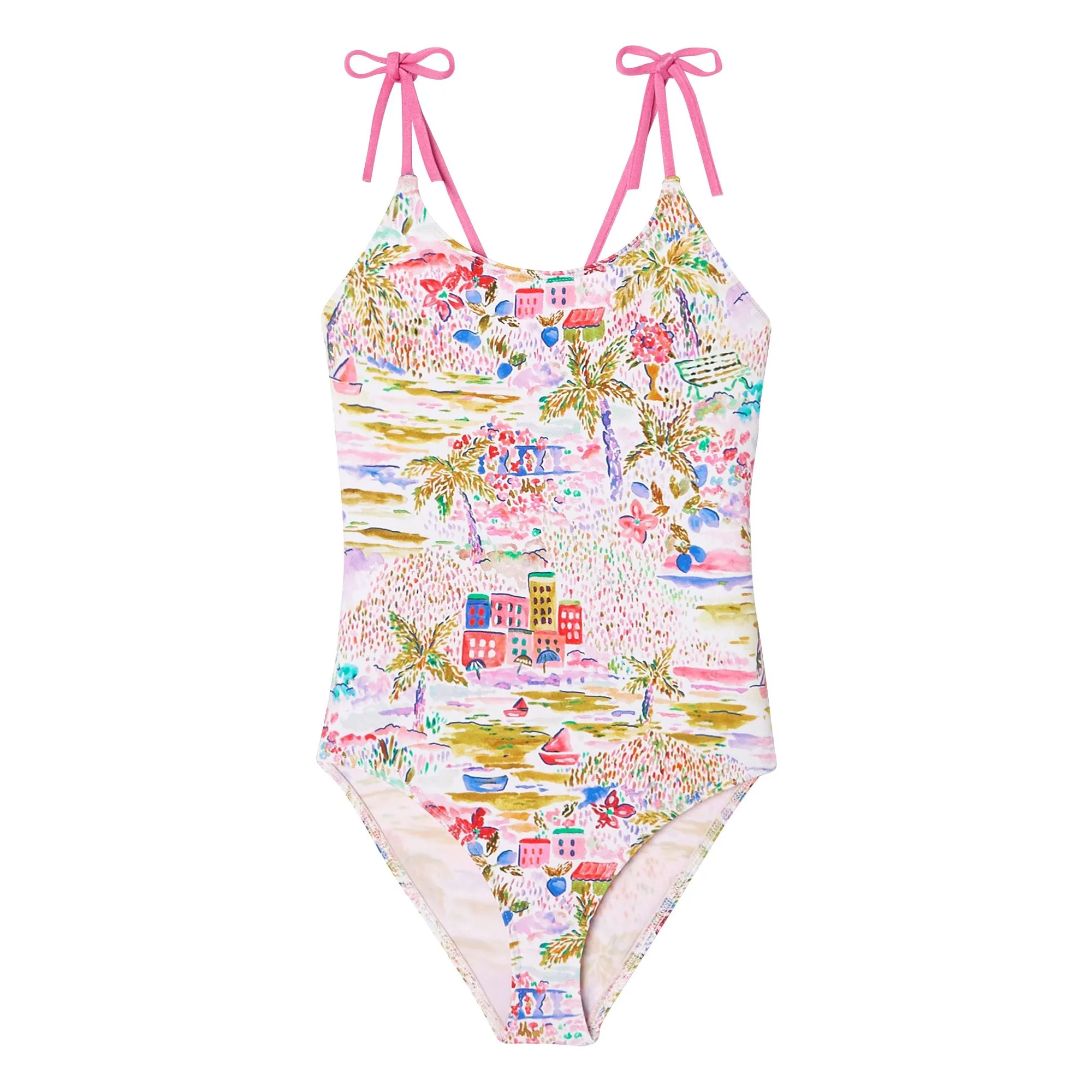Lison Paris Pink Gigi Recycled Fiber Swimsuit