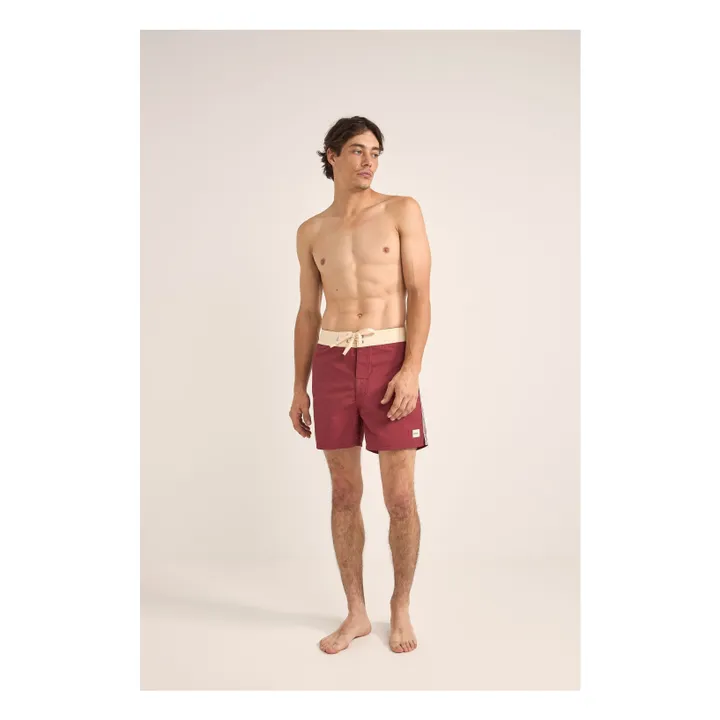 Heritage Badeshorts | Burgunderrot- Produktbild Nr. 1