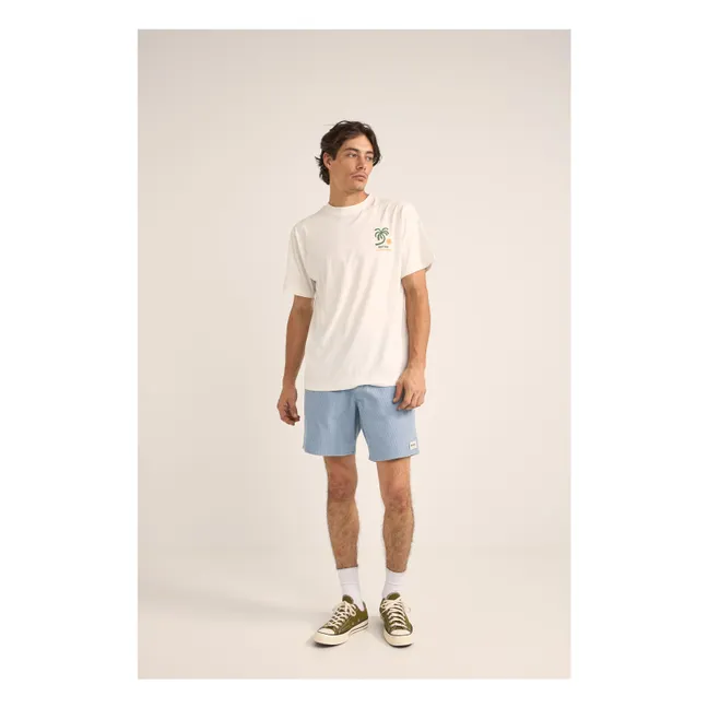 Camiseta de algodón ecológico Trees | Blanco