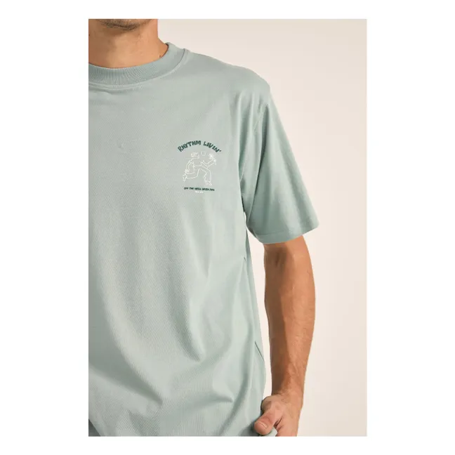 Camiseta Freedom de algodón ecológico | Verde agua