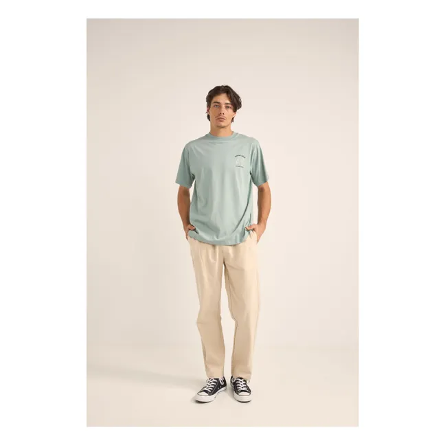Camiseta Freedom de algodón ecológico | Verde agua