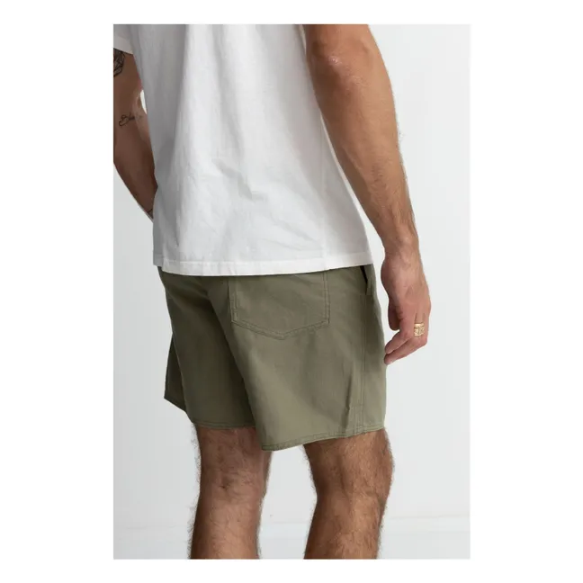 Short Classic Lin | Vert olive