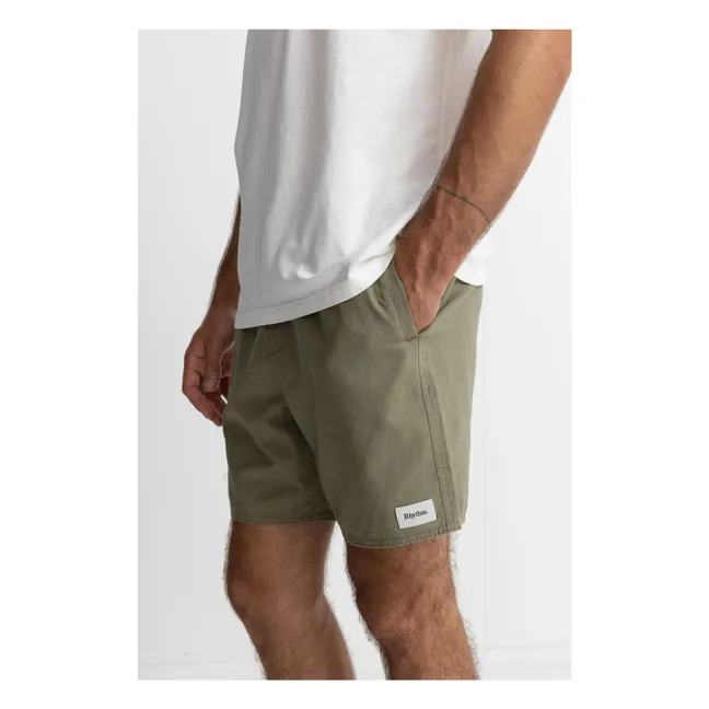 Short Classic Lin | Vert olive