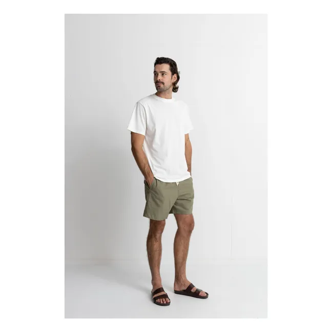 Short Classic Lin | Vert olive
