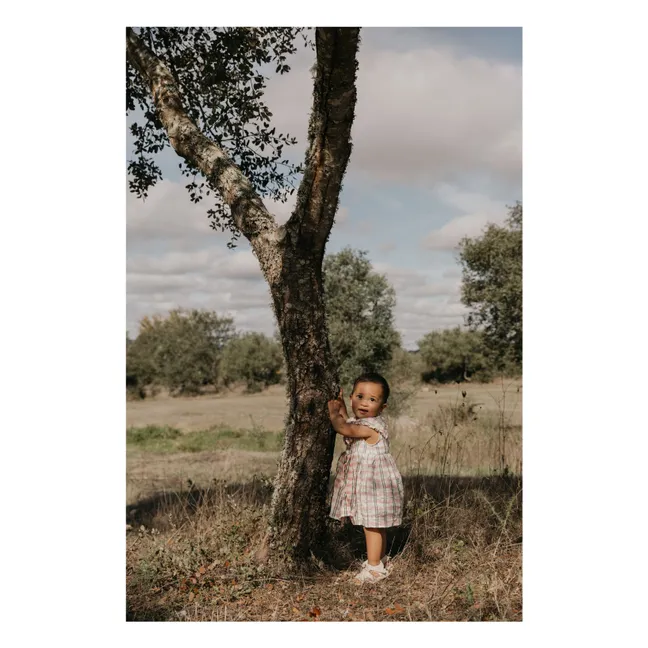 Vestido Carreaux Gaufrée | Rosa