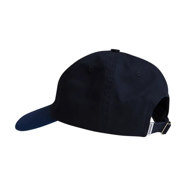 Cappello con logo bicolore | Blu marino