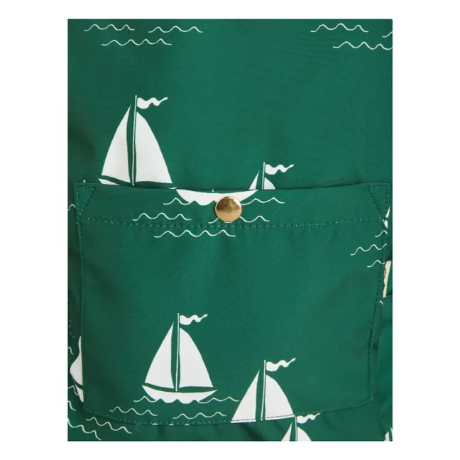Sac à Dos Bateau Fibres Recyclées | Vert
