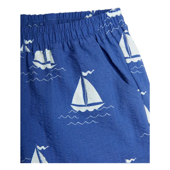 Bateaux corto in cotone biologico | Blu