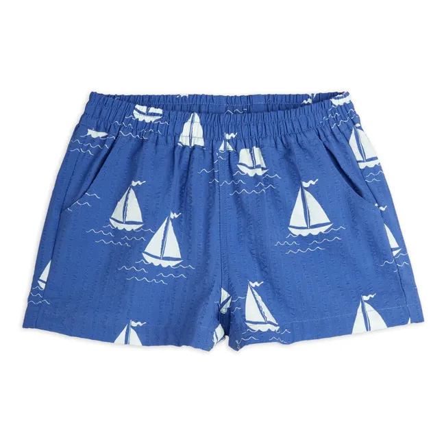 Bateaux corto in cotone biologico | Blu