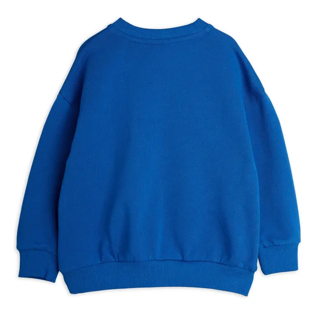Felpa in cotone organico Lizard | Blu