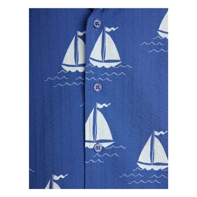 Chemise Bateaux Coton Bio | Bleu