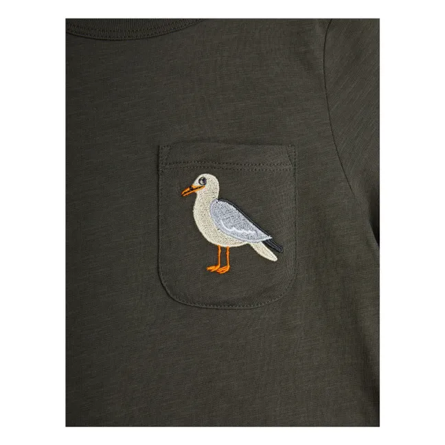 T-Shirt Möwe Bio-Baumwolle | Schwarz