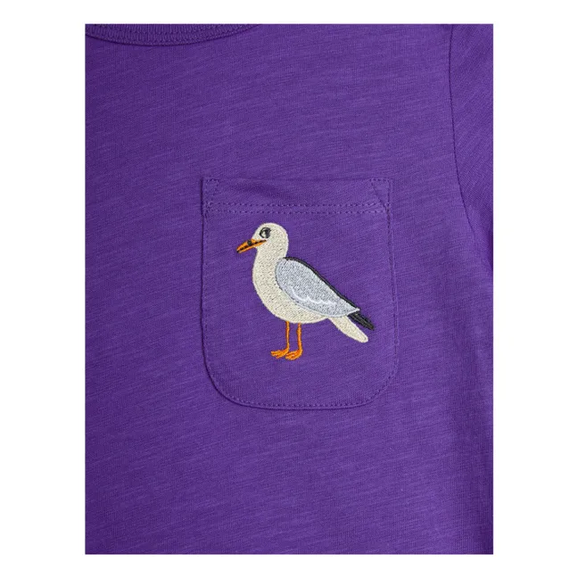 T-Shirt Möwe Bio-Baumwolle | Violett