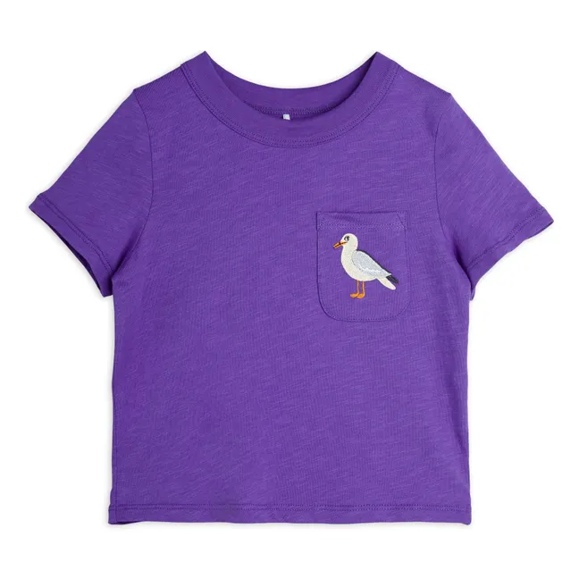 T-Shirt Möwe Bio-Baumwolle | Violett