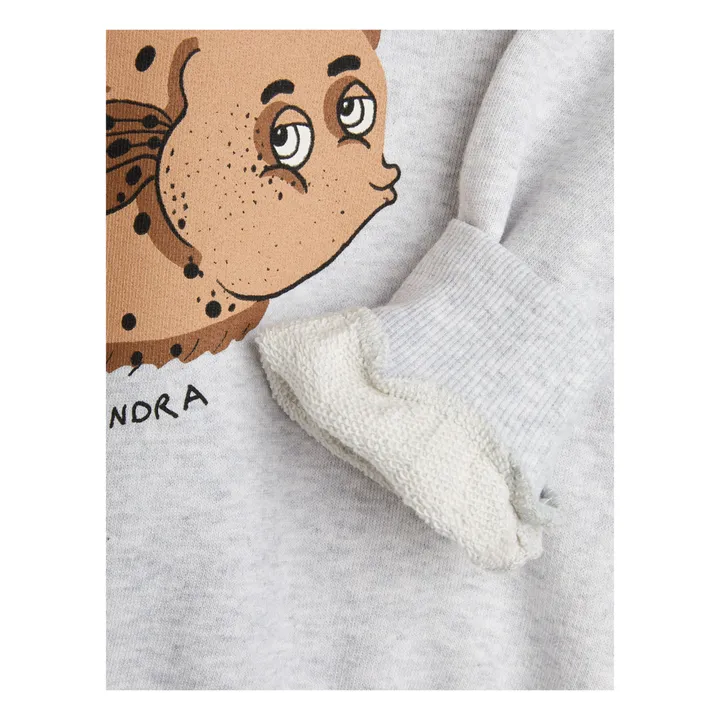 Sweat Flundra Coton Bio | Gris chiné- Image produit n°5