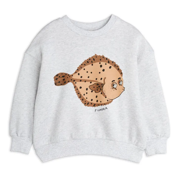 Sweat Flundra Coton Bio | Gris chiné- Image produit n°0