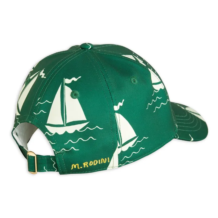 Casquette Bateaux Coton Bio | Vert- Image produit n°1