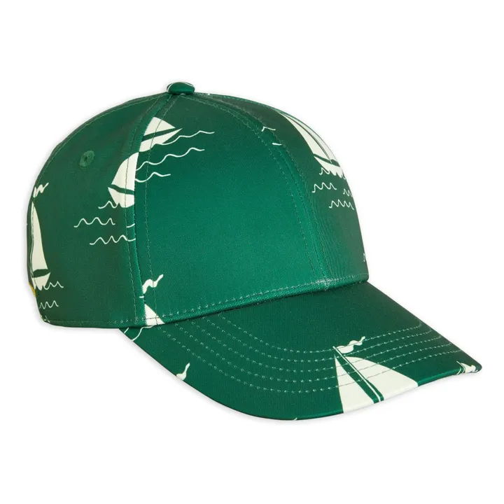Casquette Bateaux Coton Bio | Vert- Image produit n°0