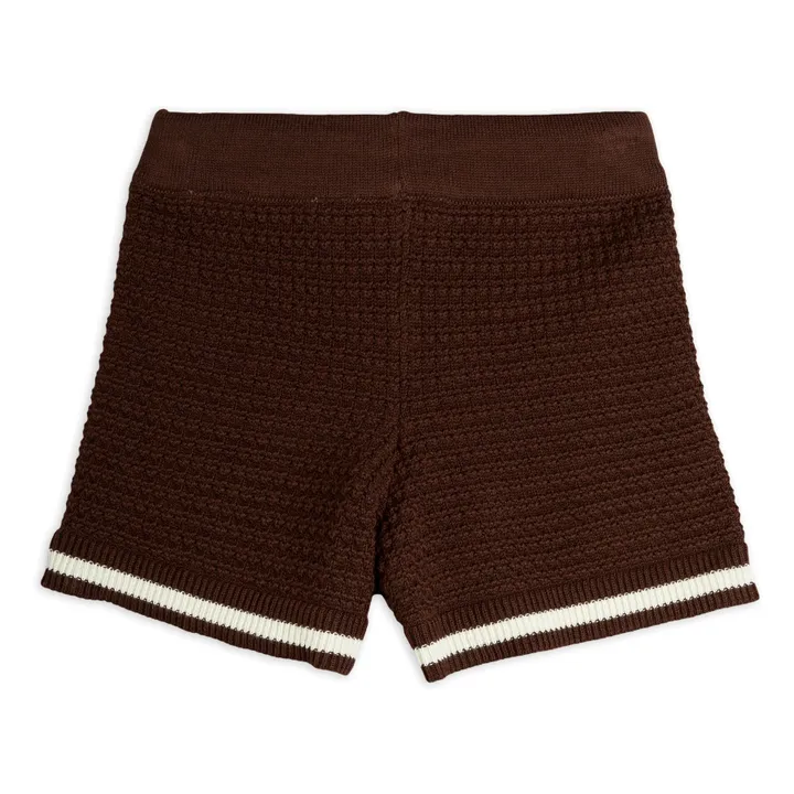 Häkel-Shorts aus Bio-Baumwolle | Braun- Produktbild Nr. 1